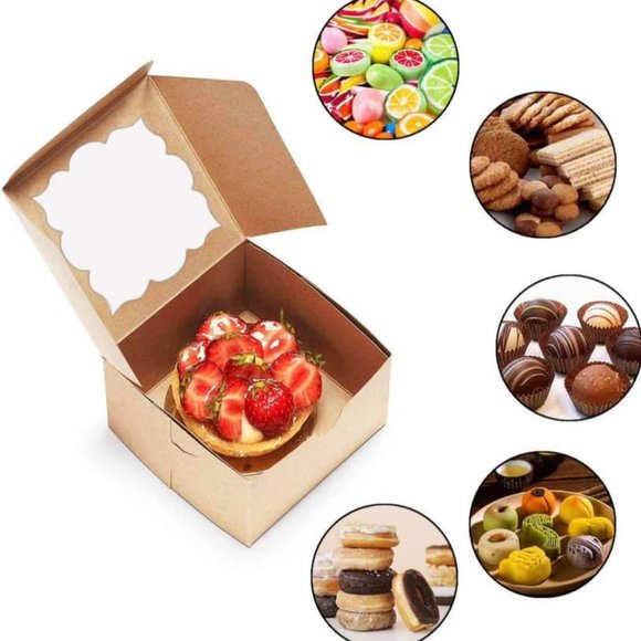 Other - Brown Gift Boxes with Windows